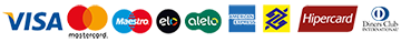 Cartões aceitos